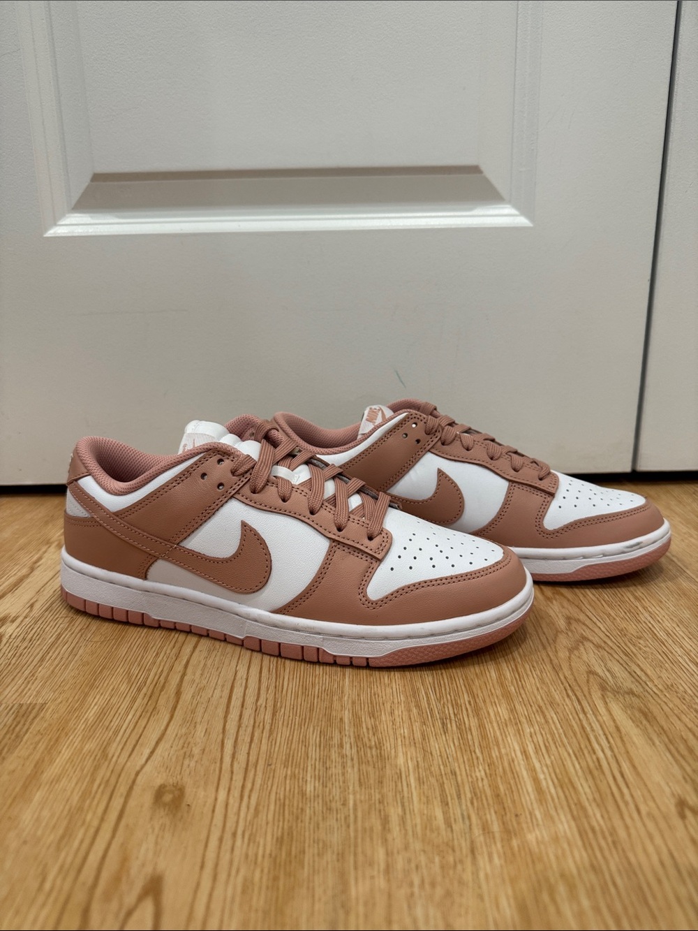 BRAND NEW NEVER WORK Nike Dunk Low Rose Whisper Colorblock Sneakers